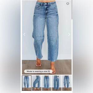 Vervet barrel jeans